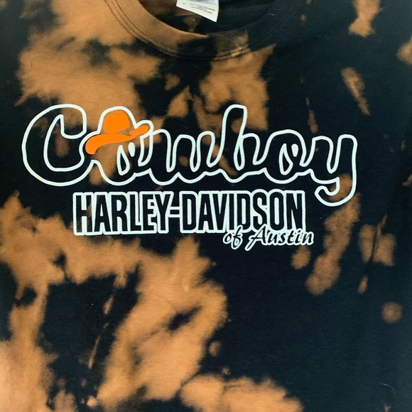 Cowboys Harley Davidson Keep Austin Weird T-Shirt - Picture 3 of 4